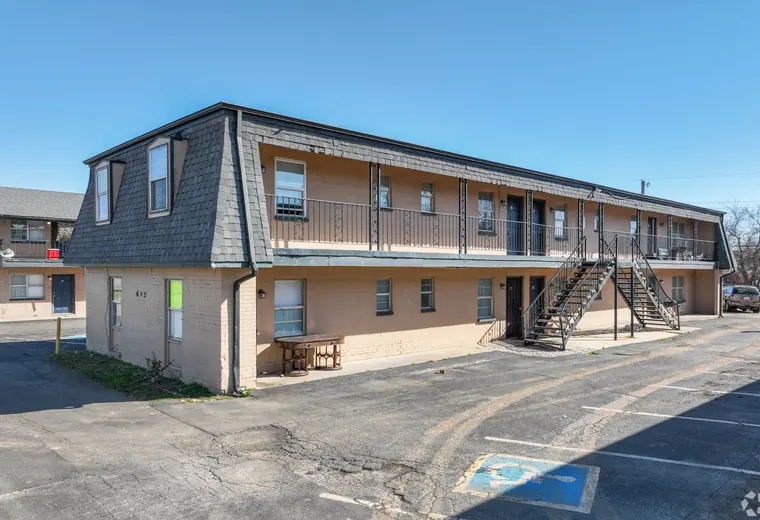 Apartment building exterior
